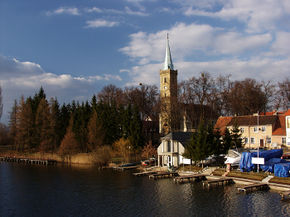 Kościół ewangelicko-augsburski pw. Świętej Trójcy w Mikołajkach. © Stanisław Kuprjaniuk