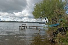 Jezioro Tałty w pobliżu wsi.Fot. Mieczysław Kalski