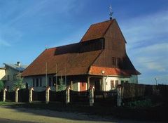 Kościół pw. Matki Bożej Częstochowskiej w Szymanach, źródło: Archidiecezja Warmińska