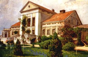 Dwór w Glitajnach w XIX wieku