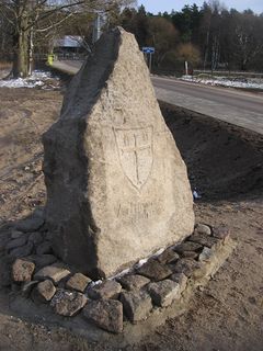 Połom. Pomnik plebiscytowy Olsztyńska Strona Rowerowa [24.10.2014]