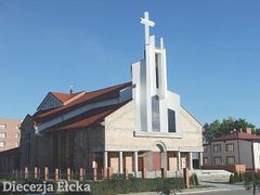 Kościół parafialny.Źródło: www.diecezjaelk.pl