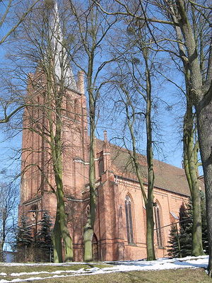 Kościół pw. św. Katarzyny Aleksandryjskiej w Brąswałdzie fot. Wesoły Geodeta