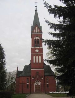 Kościół św. Stanisława Kostki w Karolewie.Fot. Jan Waszczuk. Źródło: www.mapofpoland.pl