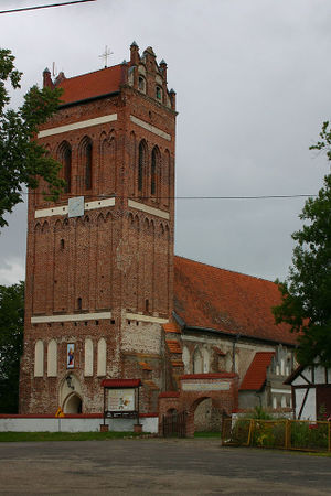Kościół pw. Chrystusa Króla w Sątocznie.Fot. Ralf Lotys. Źródło: Commons Wikimedia