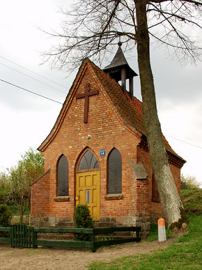 Kaplica św. Krzyża w Czerwonce. © Stanisław Kuprjaniuk